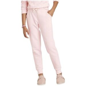 Cat & Jack Girls Reinforced Knee Fleece Jogger Pants Pink Size XL (14)